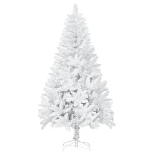 HOMCOM Albero di Natale Bianco con 550 Rami in PVC per Uso…