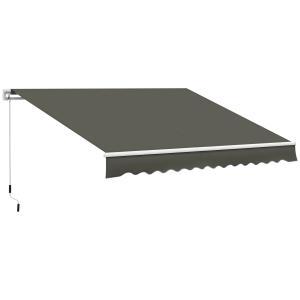 Outsunny Tenda da Sole per Esterno Avvolgibile a Bracci con…
