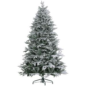 HOMCOM Albero di Natale Innevato 180cm con 2531 Rami Alto e…