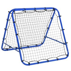HOMCOM Rete da Calcio Rebounder Pieghevole con Angolo Regol…