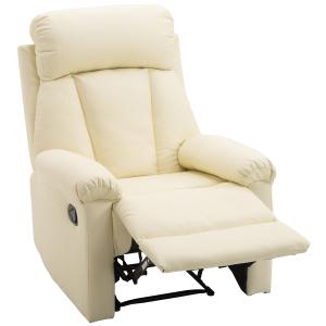 HOMCOM Poltrona Relax Reclinabile Imbottita Ergonomica con…