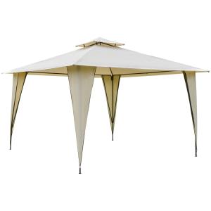 Outsunny Gazebo da Esterno o Giardino in Metallo e Polieste…