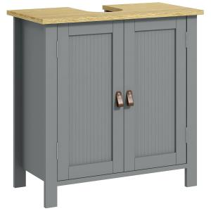 kleankin Mobile sottolavabo 2 porte ripiano regolabile 2 pi…