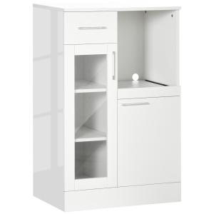 HOMCOM Credenza Moderna con Armadietti e Cassetto, Mobile C…