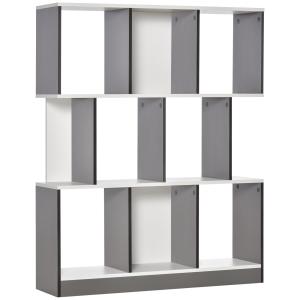 HOMCOM Mobile Libreria a 8 Ripiani per Soggiorno e Camera d…