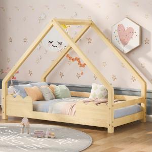 Letto per bambini a forma di casa 80×160 cm, incluso rete a…