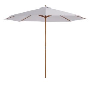 Outsunny Ombrellone da Giardino Φ300cm in Poliestere Crema,…