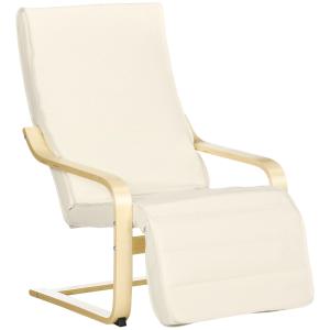 HOMCOM Poltrona Relax Comfort e Relax con Poggiapiedi regol…