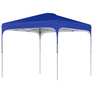 Outsunny Gazebo Pieghevole 2.5x2.5 m in Acciaio con Coperta…