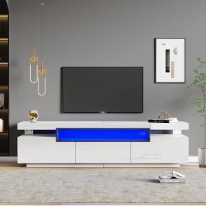 Elegante mobile TV lucido con illuminazione LED a 16 colori…