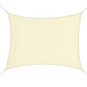 Outsunny Vela Ombreggiante Rettangolare, Tenda da Sole per…