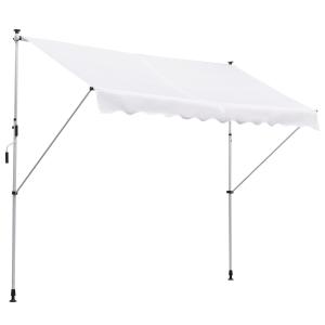 Outsunny Tenda da Sole per Esterno con Manovella, Struttura…