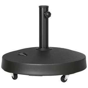 Outsunny Base per Ombrellone da 23.5kg con 2 Manovelle e Ro…