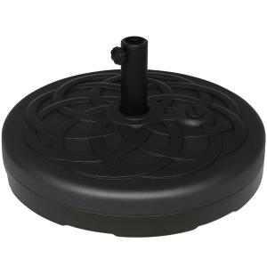 Outsunny Base per Ombrellone Rotonda in Plastica Riempibile…