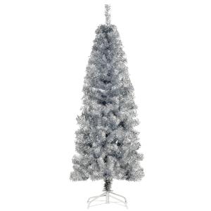 HOMCM Albero di Natale Artificiale Alto e Stretto con Base…