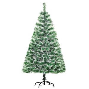 HOMCOM Albero di Natale Artificiale da 416 Rami in PET con…