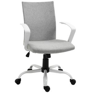Vinsetto Sedia da Ufficio con Rotelle Girevole Ergonomica,…