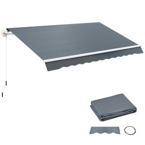 Outsunny Telo di Ricambio Tenda Parasole Retrattile 3x2.5m…