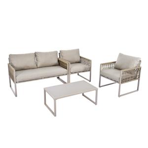 Set da giardino, moderno set di mobili da giardino in 4 pez…