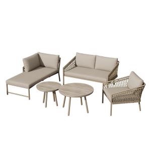 Set da giardino Lounge, Set di divani da esterno moderno co…