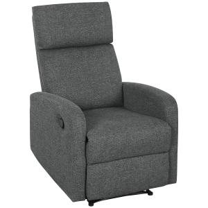 HOMCOM Poltrona Moderna con Reclinazione Manuale 145° max R…