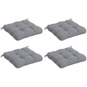 Outsunny Set di 4 cuscini per sedie da giardino, Cuscini es…