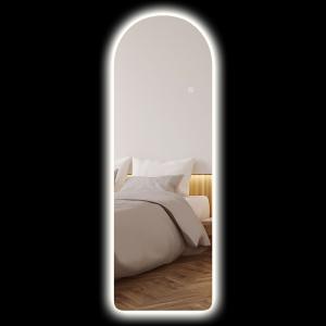 HOMCOM Specchio da Parete ad Arco con Illuminazione LED Reg…