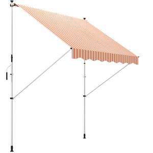 Outsunny Tenda da Sole a Bracci con Manovella, Struttura Te…