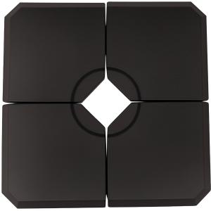 Outsunny Base per Ombrellone a Braccio da 4 Pezzi Riempibil…