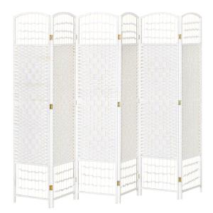HOMCOM Separatore ambienti 6 Pannelli Pieghevoli 242L x 170…