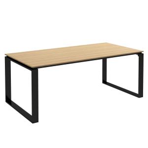 Outsunny Tavolo da Giardino Rettangolare in Alluminio con P…