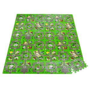 HOMCOM Tappeto Puzzle per Bambini 36 Pezzi con 24 Bordi,Tap…