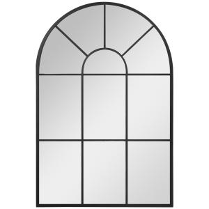 HOMCOM Specchio Moderno a Parete e a forma di Arco 91x60 cm…
