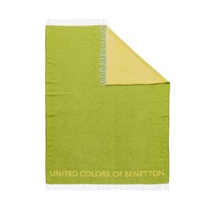 Benetton Rainbow Be 140x190 Cm Blanket Verde,Giallo