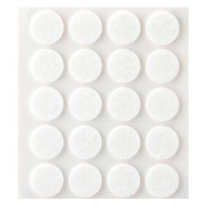 Inofix Adhesive Felt O17 Mm 20 Units Bianco