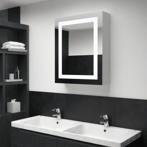 Vidaxl Armadietto A Specchio Per Bagno Led