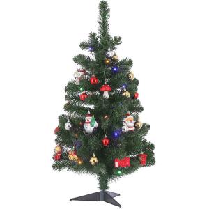 House Of Seasons Christmas Tree With Decoration And Led Lig…