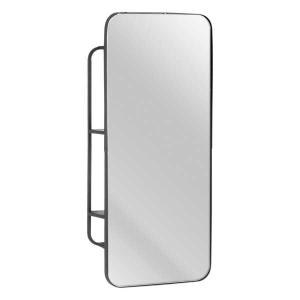 Bigbuy Home Metal 35x15x81 Cm Wall Mirror Nero