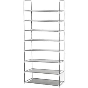 Confortime Scaffale Multiuso 136x56.5x26.5 Cm 8 Scaffali