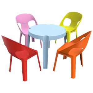 Resol Rita 4 Garden Table Chairs Kit Oro
