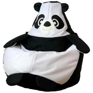 Go Gift Panda Puff Nero L