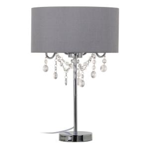 Bigbuy Home Metal 36x36x60 Cm Table Lamp Argento