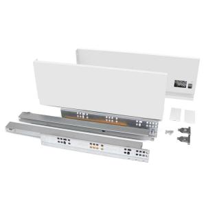 Emuca Vertex 40kg 131x300 Mm Outer Drawer Trasparente
