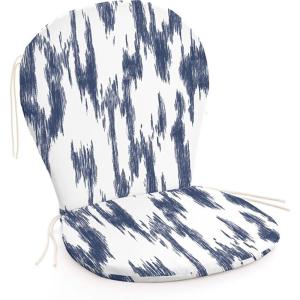 Belum Mahon Outdoor Chair Cushion Bianco,Blu