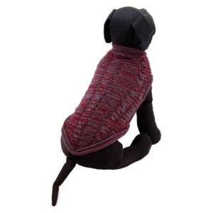 Mi&dog Braided Dog Sweater Rosa 35 cm