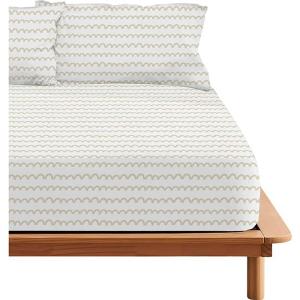 Ripshop Vitoria Fitted Sheet For 105 Bed Beige