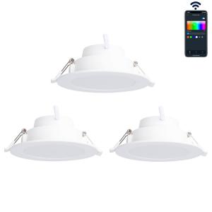 Aigostar Downlight 6w Rgb 2700k 6500k 600 Lumens Ip20 Bluet…