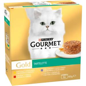 Purina Cibo Umido Per Gatti 8x85g Gourmet Gold Tartallette…