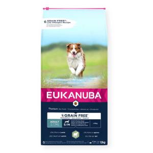 Eukanuba Grain Free Adult Small&medium Lamb Dog Food 12 Kg…
