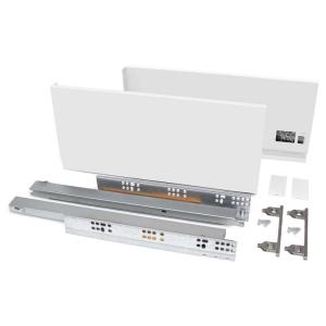 Emuca Vertex 40kg 178x350 Mm Outer Drawer Trasparente